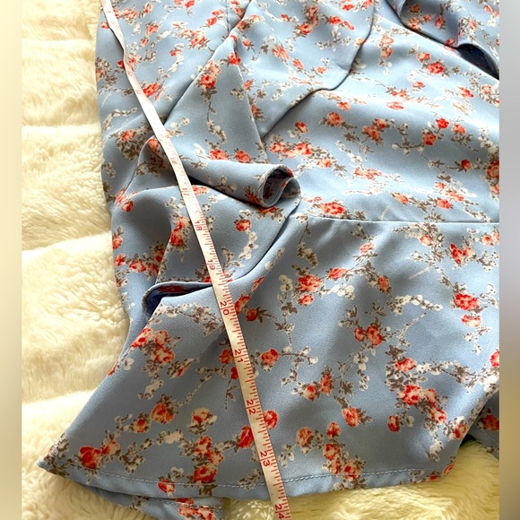 FLORAL RUFFLE PRINT DRESS - Picture 7 of 8